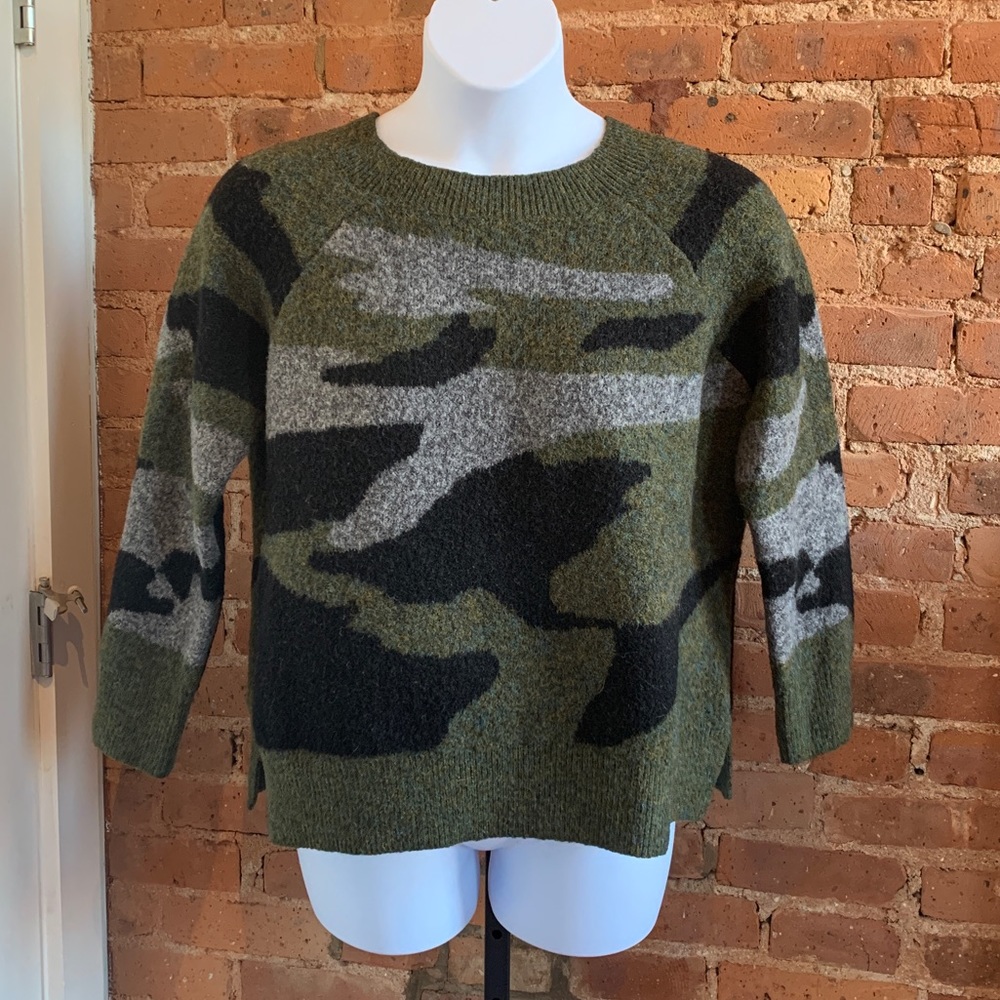 Camo sweater